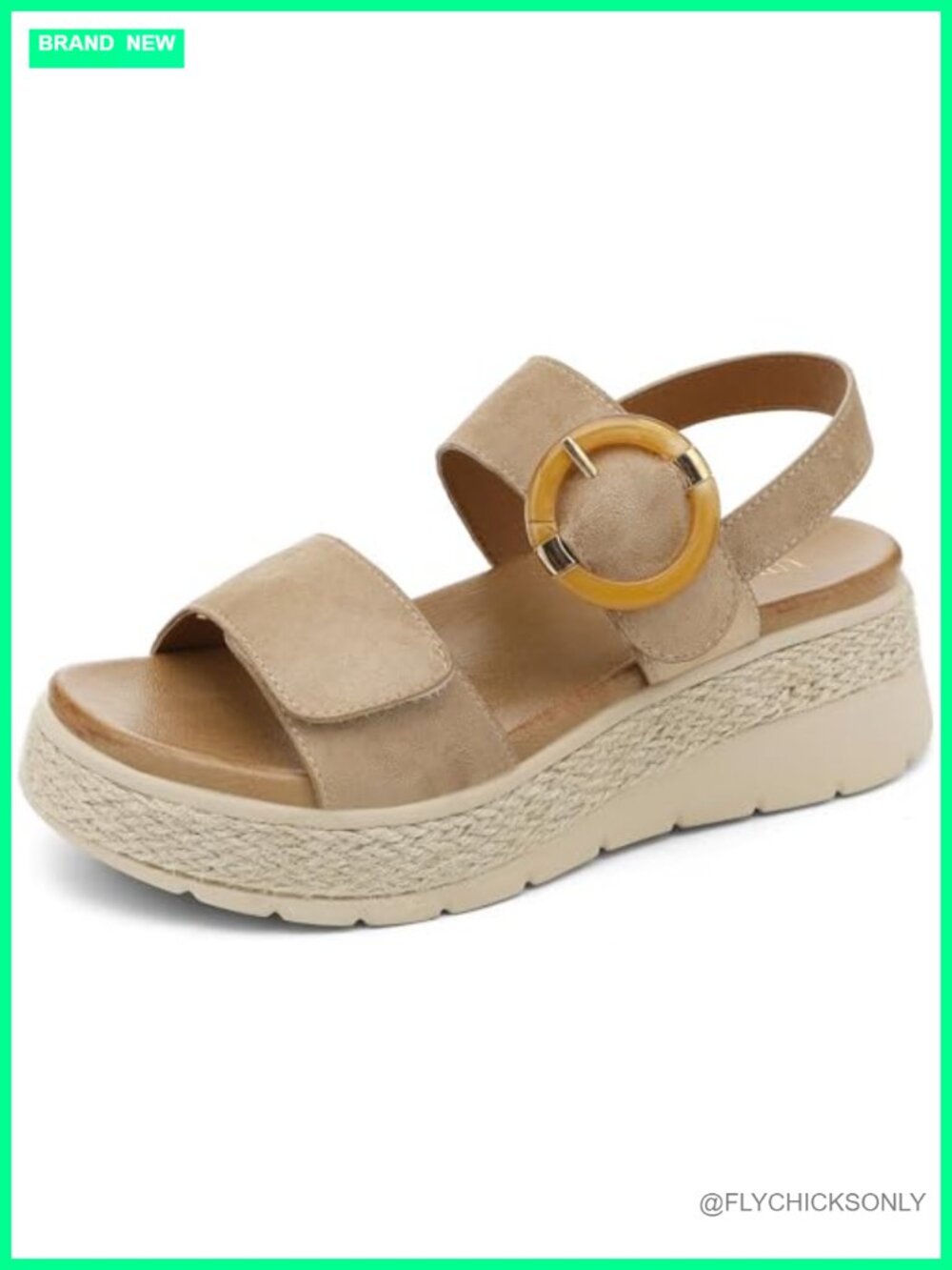 Womens Platform Sandals Low Wedge Orthopedic Arch Support Espadrille
